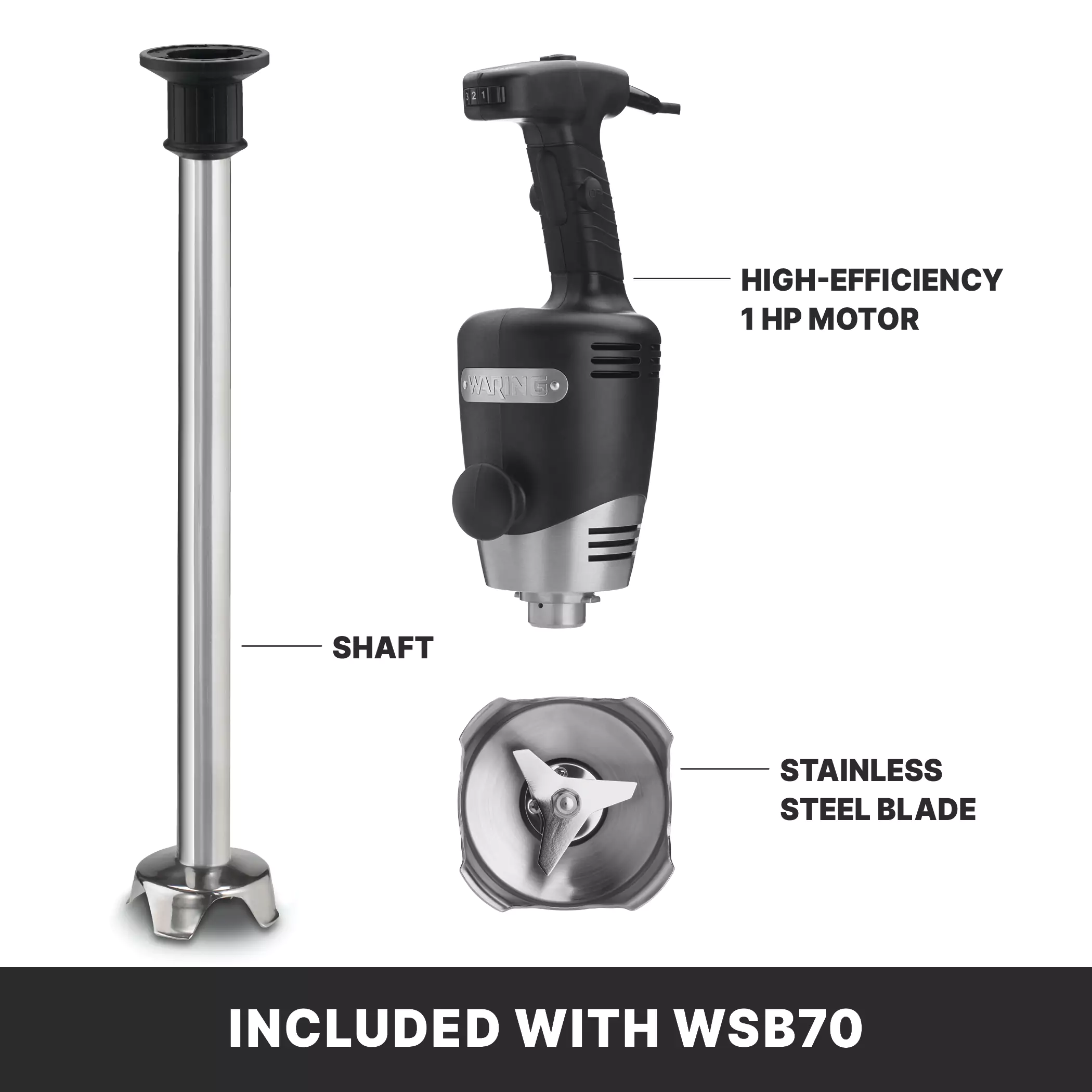 21" Heavy-Duty Big Stik Immersion Blender